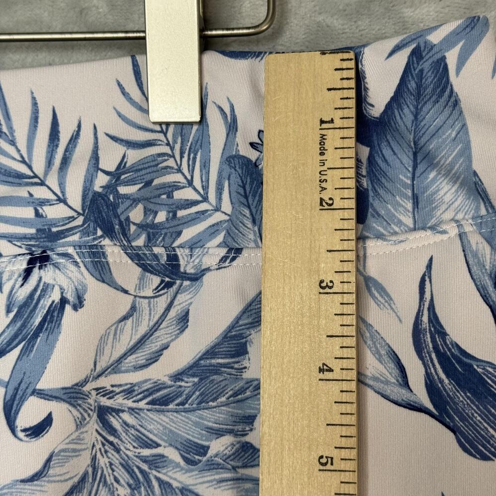Tommy Bahama Active Skort Womens XL Blue White Tropical Floral Golf Tennis Print - Picture 9 of 10